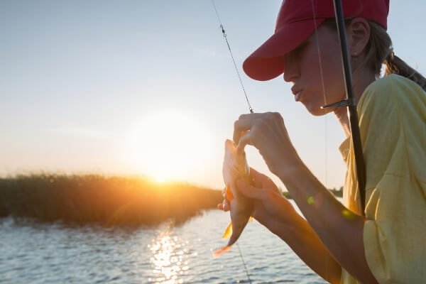Fishing in the Kiawah River