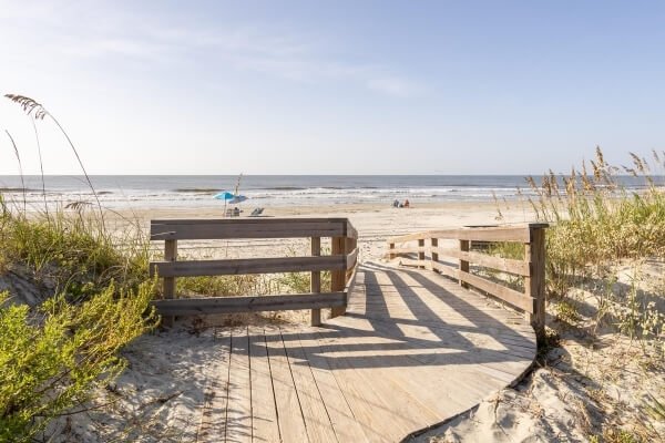 Kiawah Island Beach Access in Summer