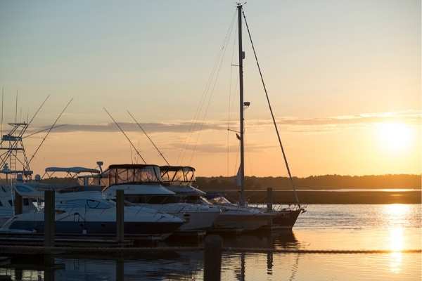 Bohicket Marina Sunset
