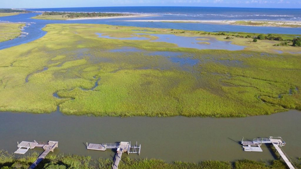 Aerial Marsh View