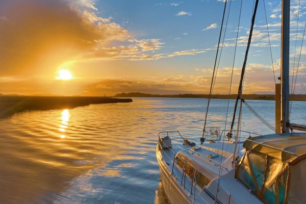Bohicket Marina Sunset Charleston