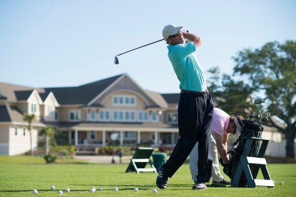 Practice Range near beach