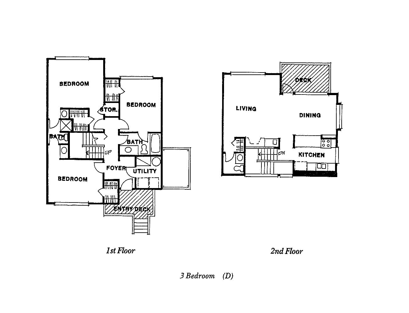 3 BR Floor Plan Alternate