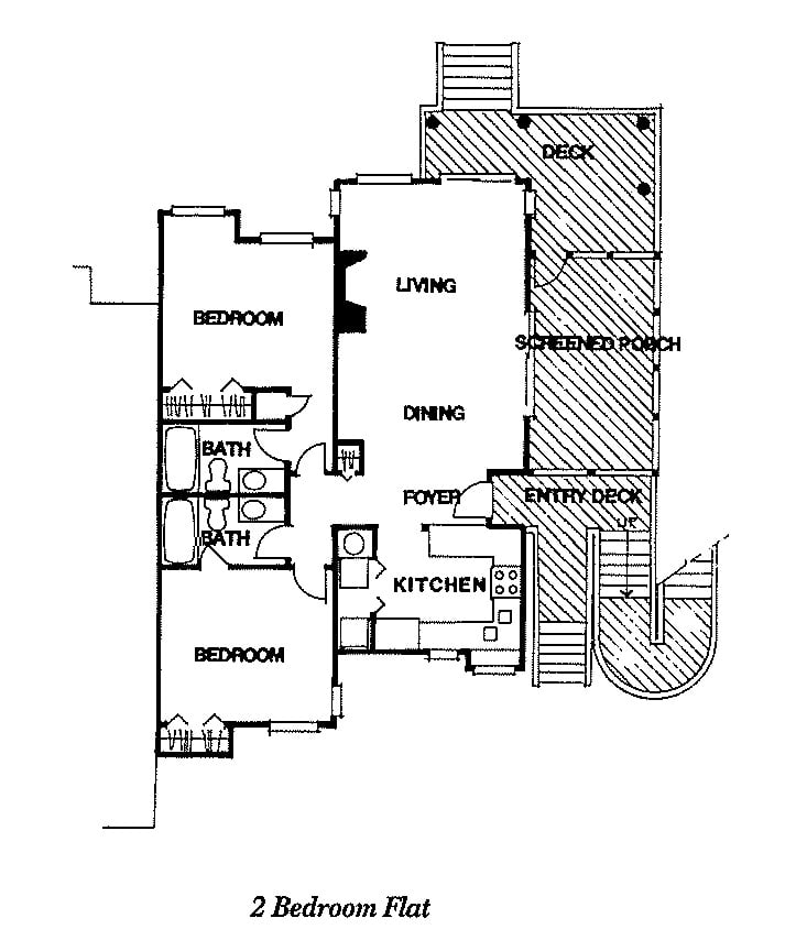 2 Bedroom Parkside Floor Plan