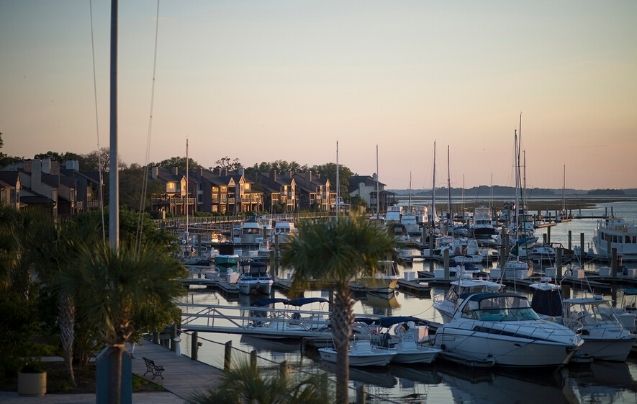 Docks at Bohicket Marina