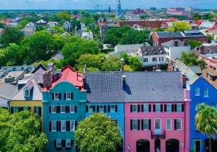 Rainbow Row Charleston SC