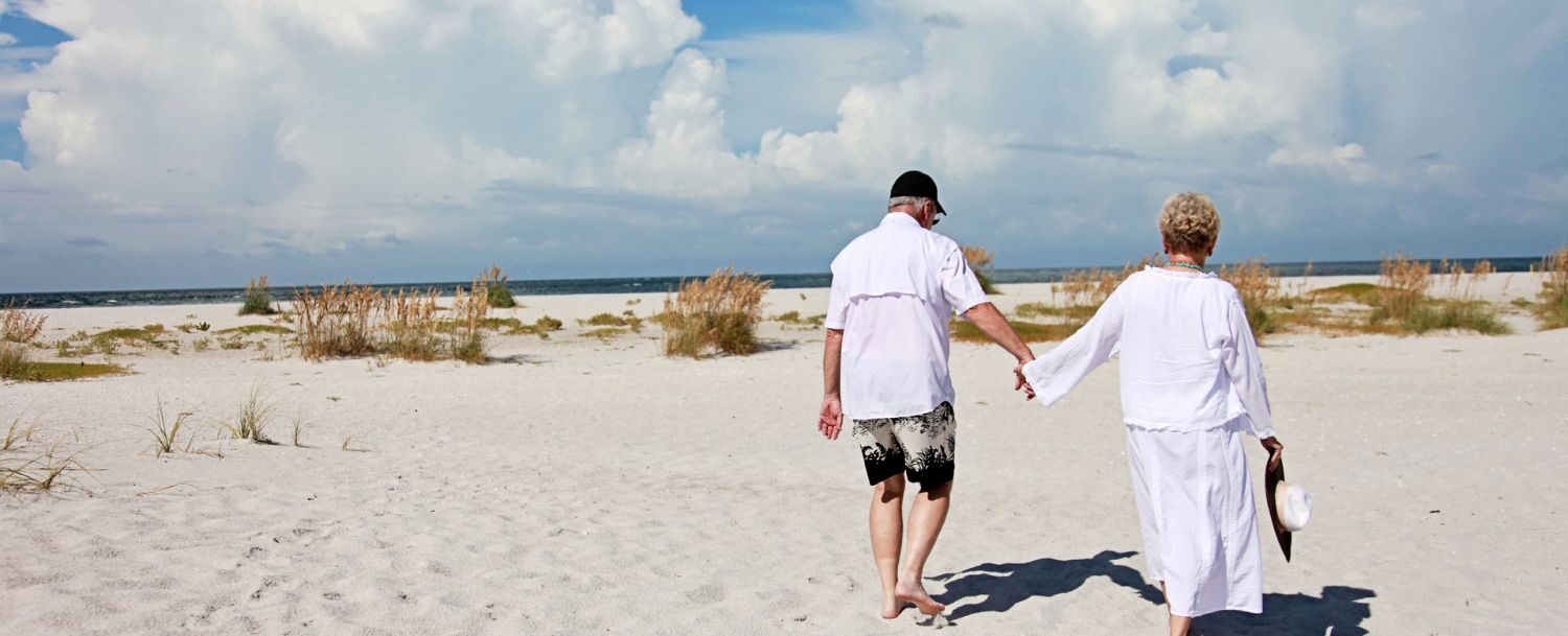 Retirees on South Carolina Beach