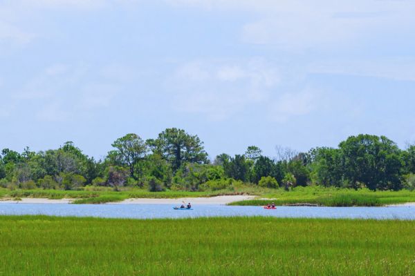 Kayaking in West Beach Kiawah