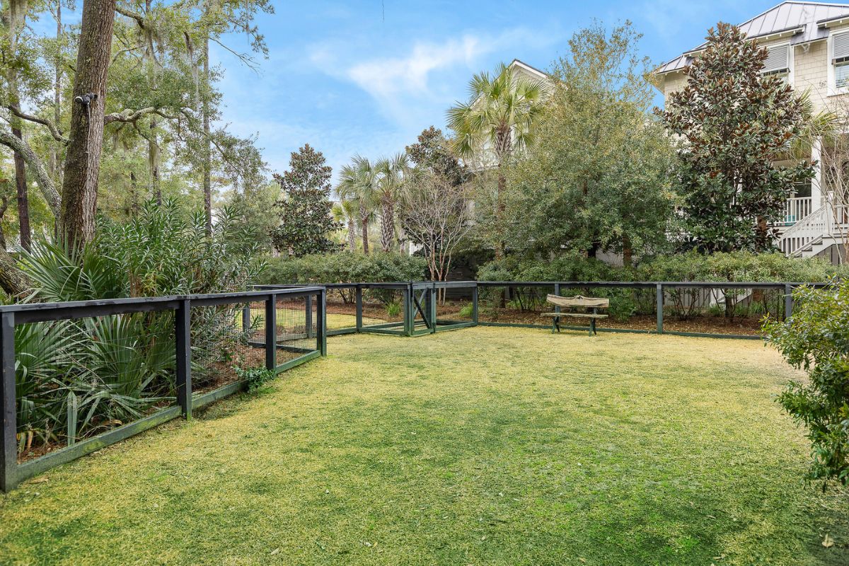 Dog Park at RiverView on Kiawah