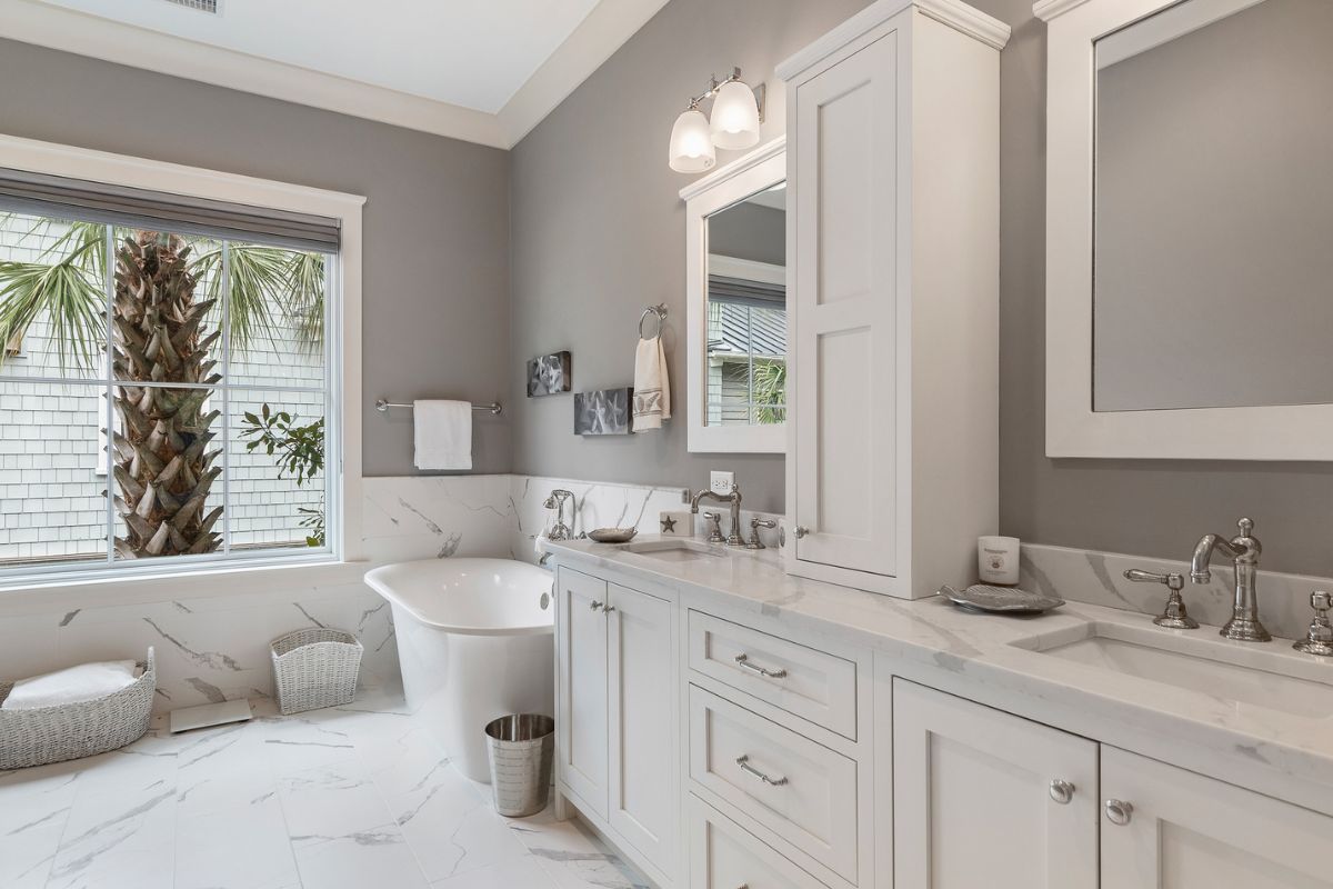 Primary Bathroom at RiverView Kiawah Island