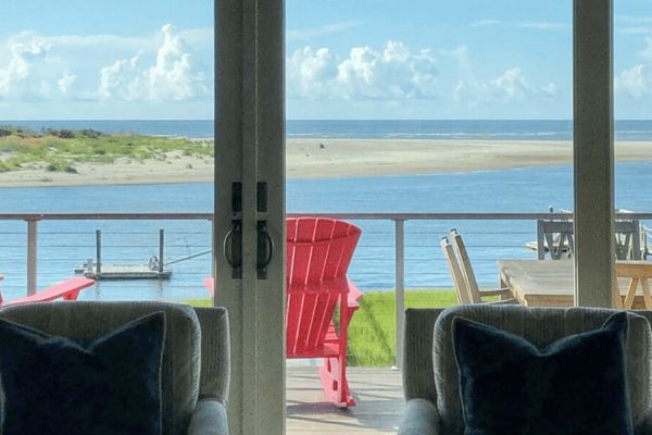 luxury vacation home view