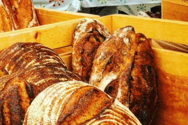 fresh bread at sea islands farmers market